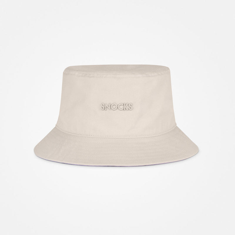 Bucket Hat - Kopfbedeckungen - Beige/Lila