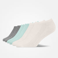 Sneaker Socken - Socken - Mix (Hellgrau/Hellblau/Creme)