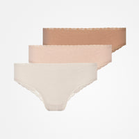 SNOCKS x Nicolette Brazilian Slips mit Spitze - Unterhosen - Mix (Nicolette)