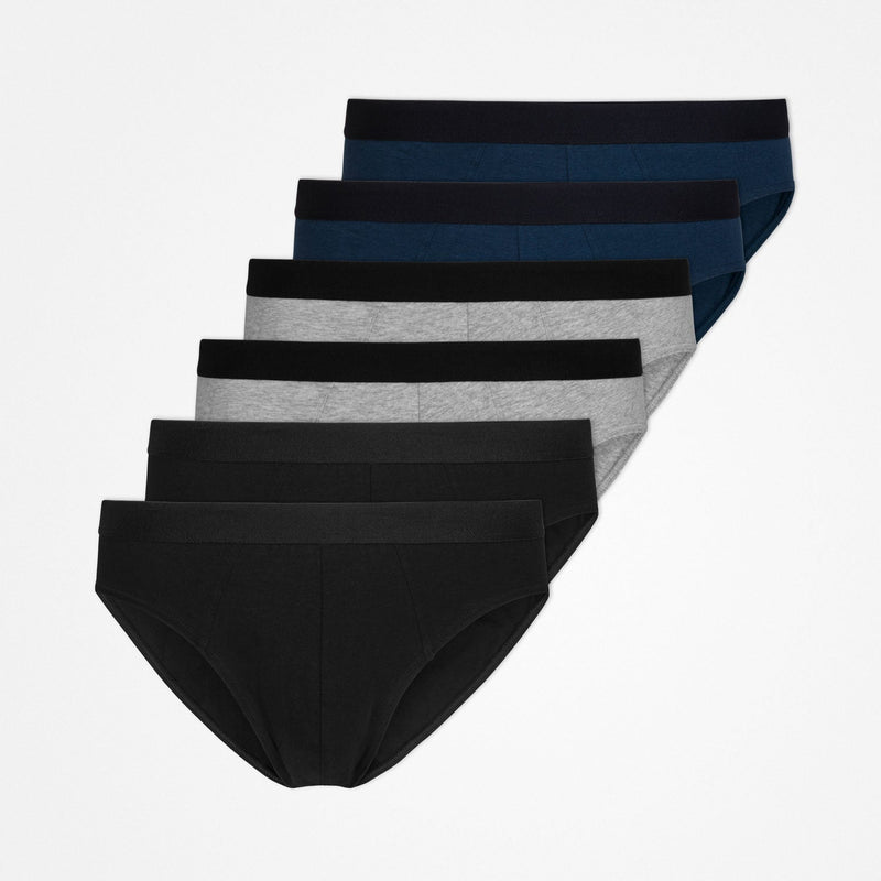 Herrenslips - Unterhosen - Mix (Schwarz/Grau/Blau)