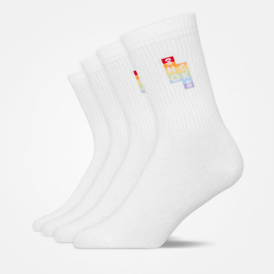 Hohe Sportsocken mit Streifen - Socken - Mix (Pride)